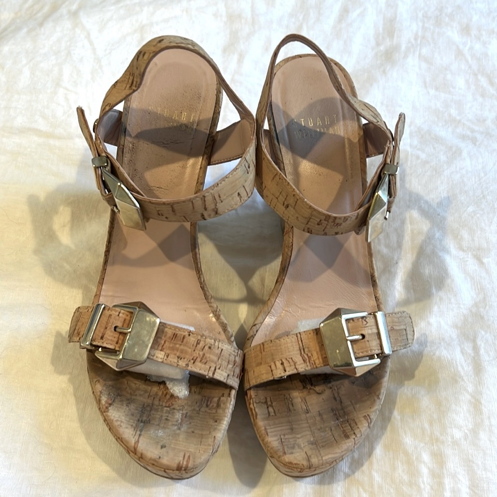 STUART WEITZMAN Cork Wedges